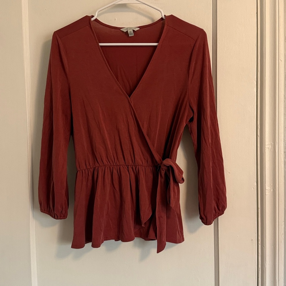 Red Lucky Brand Blouse